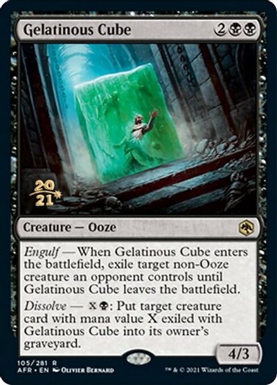 Gelatinous Cube - Foil - Prerelease Promo