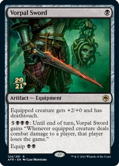 Vorpal Sword - Foil - Prerelease Promo