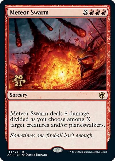 Meteor Swarm - Foil - Prerelease Promo