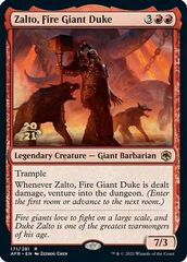 Zalto, Fire Giant Duke - Foil - Prerelease Promo