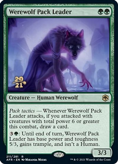 Werewolf Pack Leader - Foil - Prerelease Promo