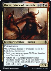 Orcus, Prince of Undeath - Foil - Prerelease Promo