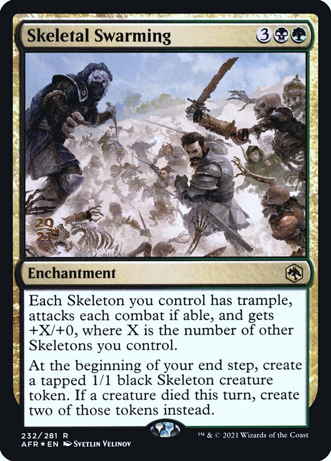 Skeletal Swarming - Foil - Prerelease Promo