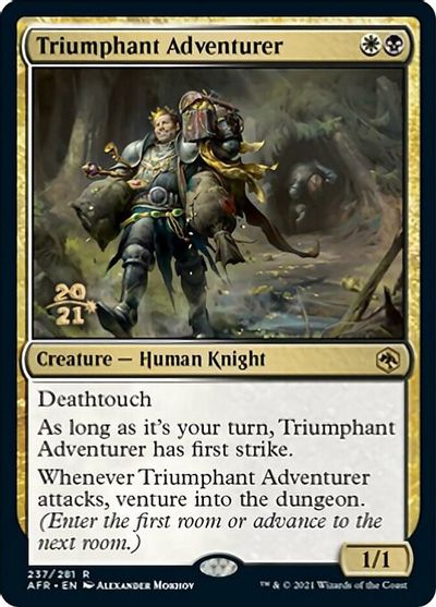 Triumphant Adventurer - Foil - Prerelease Promo