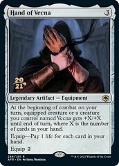 Hand of Vecna - Foil - Prerelease Promo