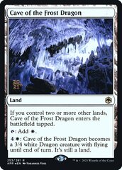 Cave of the Frost Dragon - Foil - Prerelease Promo