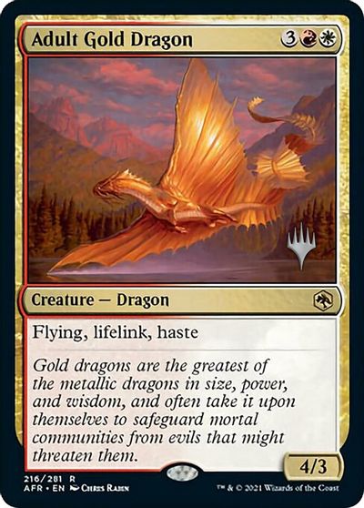 Adult Gold Dragon - Promo Pack