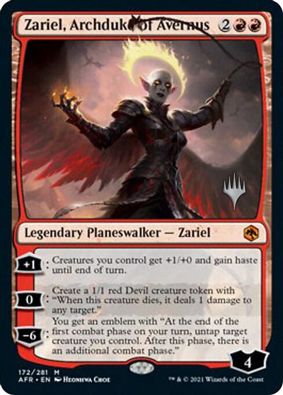 Zariel, Archduke of Avernus - Foil - Promo Pack Zariel, Archduke of Avernus - Foil - Promo Pack