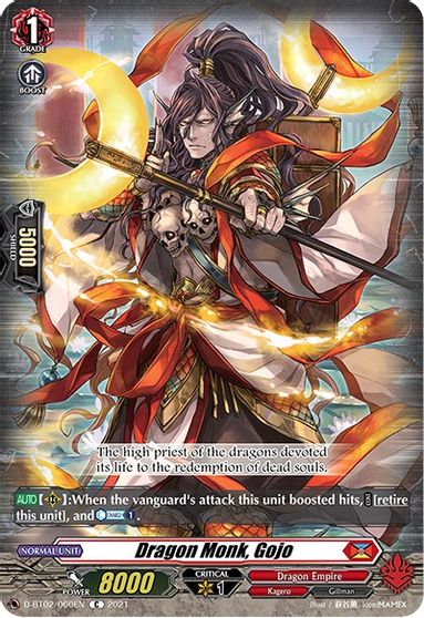 Dragon Monk, Gojo - D-BT02/060EN - C Dragon Monk, Gojo - D-BT02/060EN - C