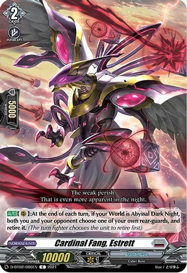 Cardinal Fang, Estrett - D-BT02/086EN - C