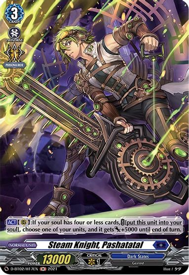 Steam Knight, Pashatatal - D-BT02/H17EN - H