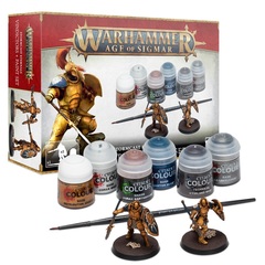 Age Of Sigmar: Stormcast + Paint Set Can/Pol/Scanda