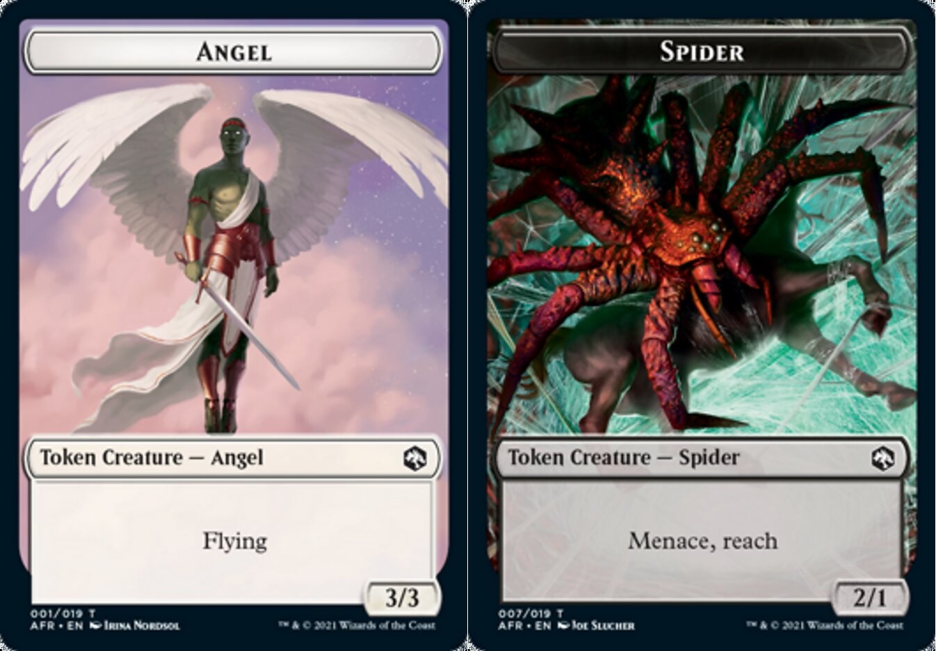 Angel Token // Spider Token - Foil