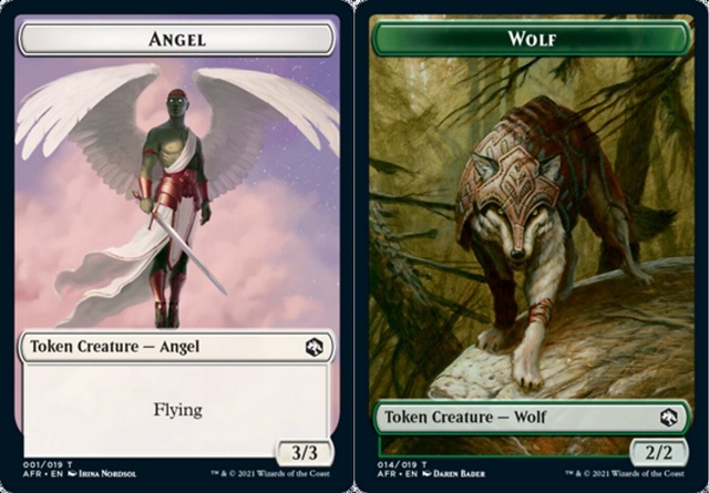 Angel Token // Wolf Token - Foil