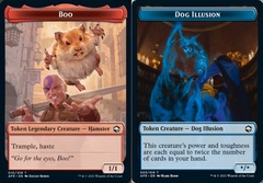 Boo Token // Dog Illusion Token - Foil