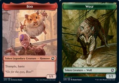 Boo Token // Wolf Token - Foil