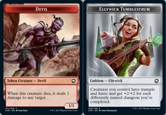 Devil Token // Emblem - Ellywick Tumblestrum - Foil