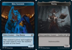 Dog Illusion (003) // Vecna (008) Double-Sided Token - Foil