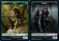 Wolf Token // Zombie Token - Foil