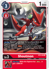 Shoutmon - BT5-009 - U