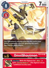 OmniShoutmon - BT5-014 - R - Foil