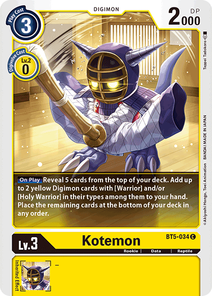 Kotemon - BT5-034 - C