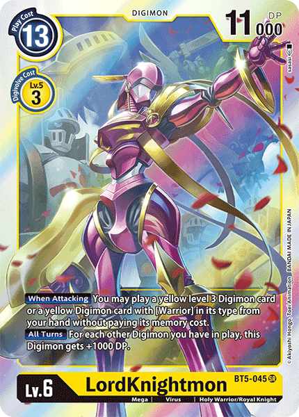 LordKnightmon - BT5-045 - SR - Foil LordKnightmon - BT5-045 - SR - Foil