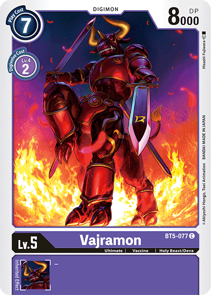 Vajramon - BT5-077 - C