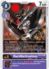 BlackWarGrowlmon - BT5-079 - R - Foil