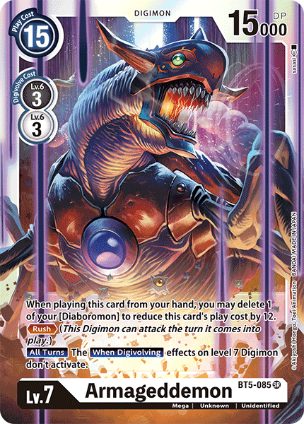 Armageddemon - BT5-085 - SR - Foil