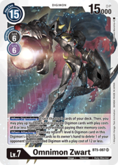 Omnimon Zwart - BT5-087 - SR - Foil