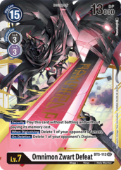 Omnimon Zwart Defeat - BT5-112 - SEC - Foil