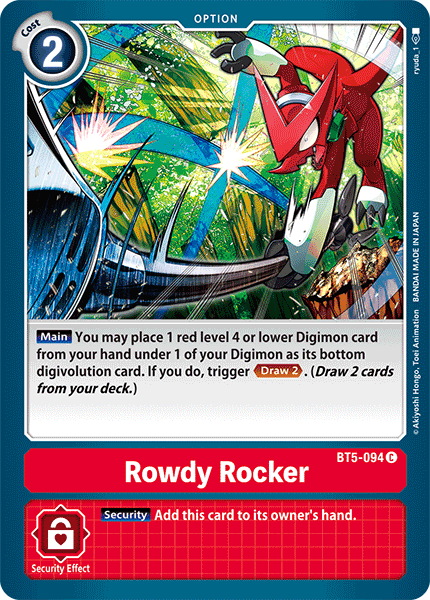 Rowdy Rocker - BT5-094 - C