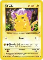 Pikachu - 58/102 - E3 Promo with Red Cheeks