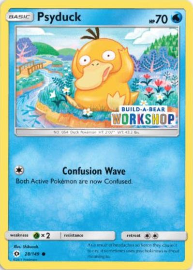 Psyduck - 28/149 - Build-a-Bear Promo