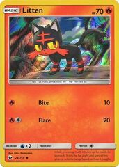 Litten - 24/149 - Water Web Holo Promo