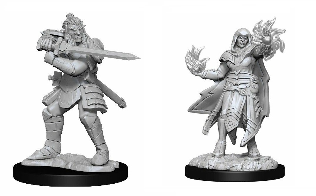 D&D Nolzurs Marvelous Miniatures: Hobgoblin Fighter Male & Hobgoblin Wizard Female (Wave 15)