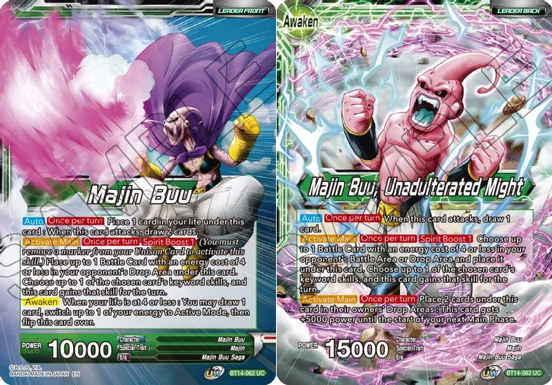 Majin Buu // Majin Buu, Unadulterated Might - BT14-062 - UC