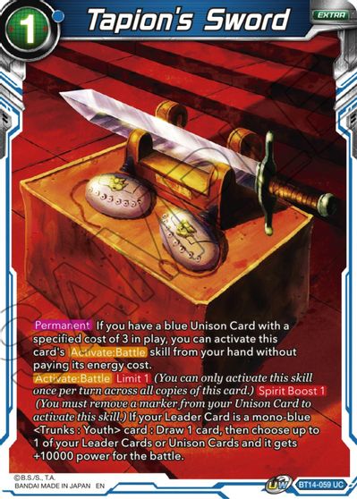 Tapions Sword - BT14-059 - UC - Foil