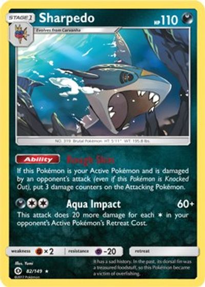 Sharpedo - 82/149 - Cosmos Holo