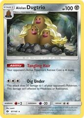 Alolan Dugtrio - 87/149 - Cosmos Holo