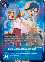 Sora Takenouchi & Joe Kido - BT5-088 - R - Alternative Art - Foil