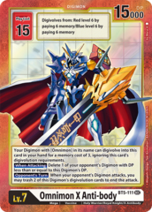 Omnimon X Anti-body - BT5-111 - SEC - Alternate Art