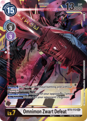 Omnimon Zwart Defeat - BT5-112 - SEC - Alternate Art