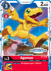 Agumon - ST1-03 (July Evolution Cup 2021 Stamped)