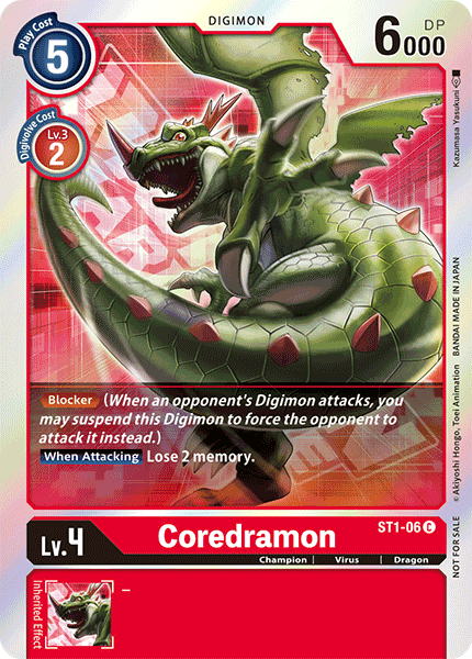 Coredramon - ST1-06 (Event Pack 1) - Foil