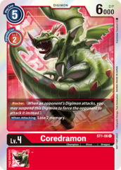 Coredramon - ST1-06 (Event Pack 1) - Foil