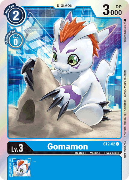 Gomamon - ST2-02 (Event Pack 1) - Foil