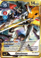 Omnimon - BT5-086 - SR (Alternate Art - Tomotake Kinoshita) - Foil