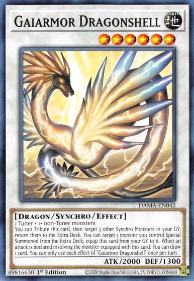 Gaiarmor Dragonshell - DAMA-EN042 - Common - 1st Edition